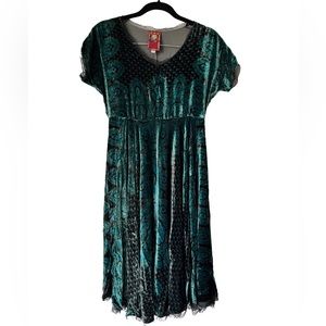 Johnny Was Rayon & Silk Dress Sz Small